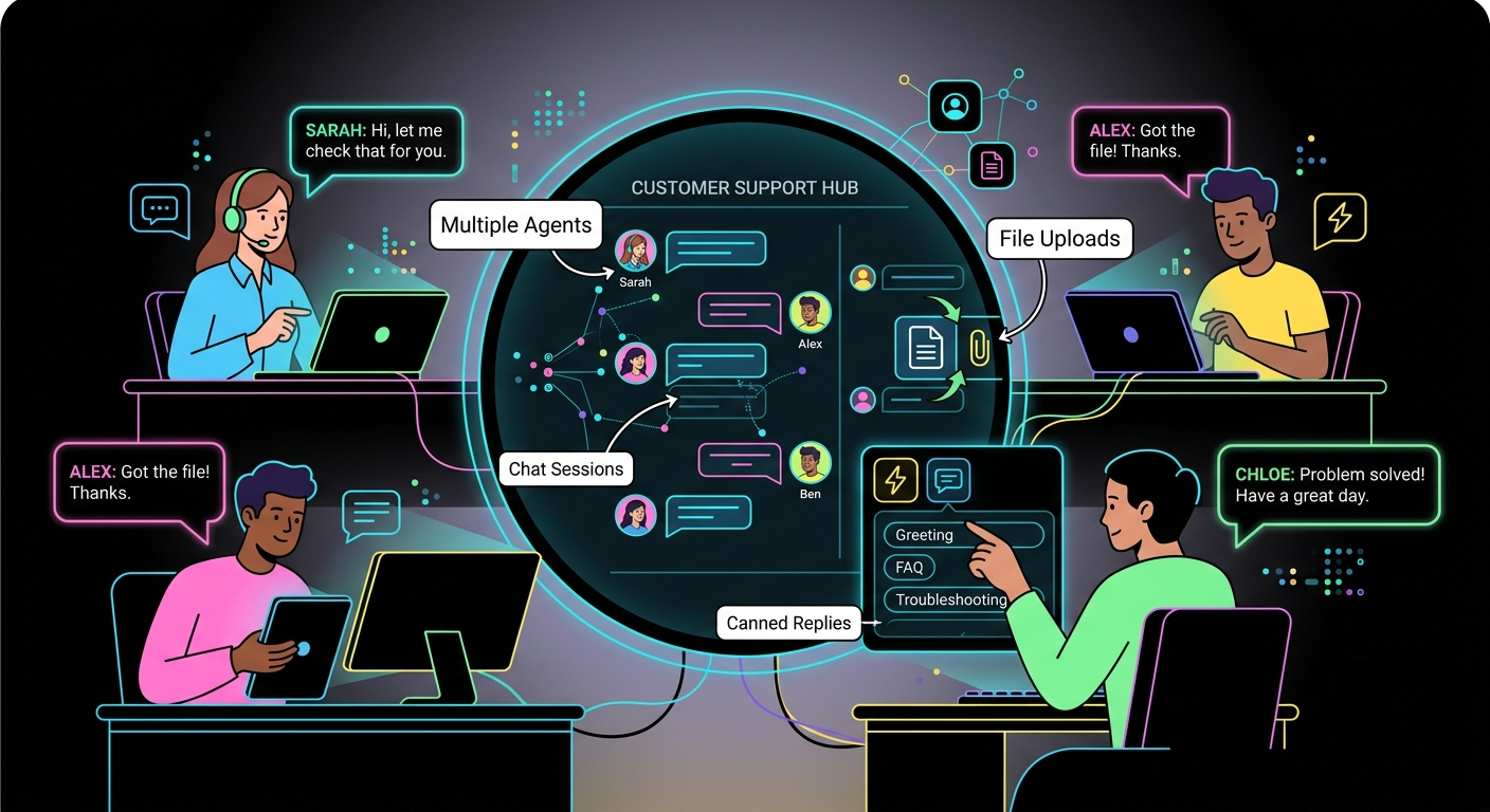 WordPress live chat Pro features