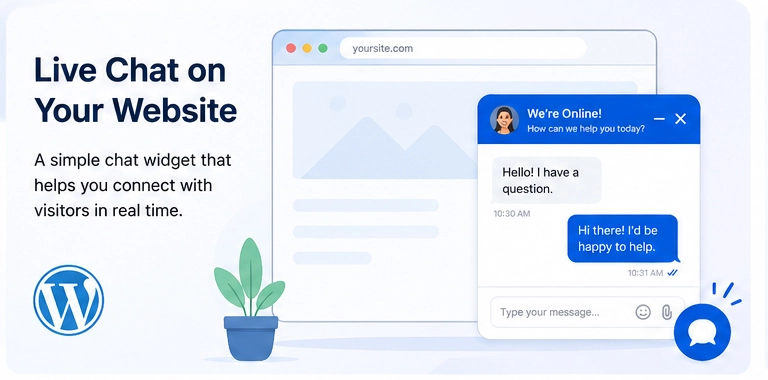 The Easy Way to Add Live Chat to WordPress Without Third Party Service